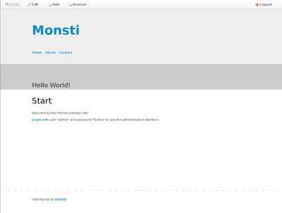 簡單的CMS系統,Monsti 0.1 發布